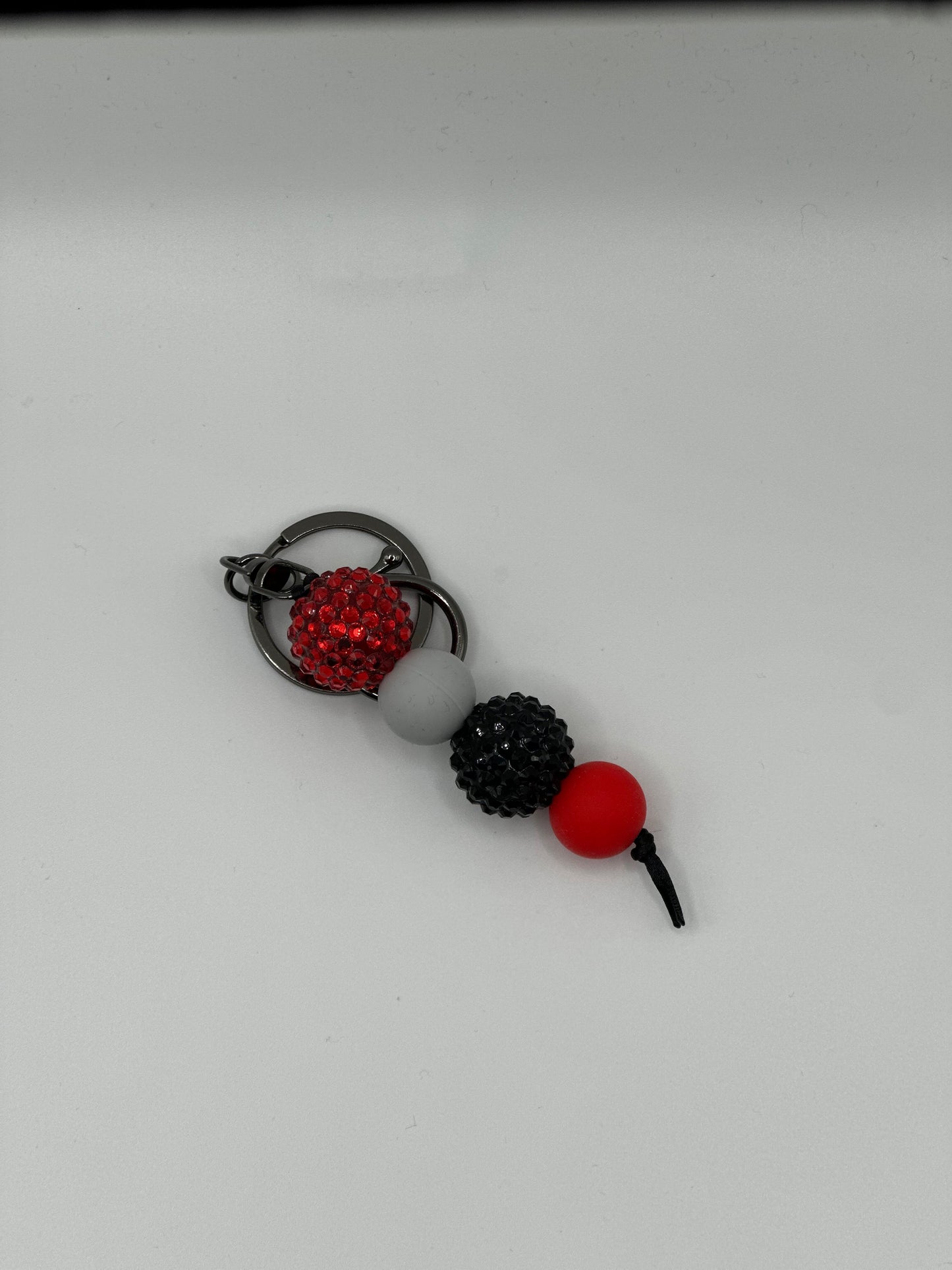 Red Disco straight keychain