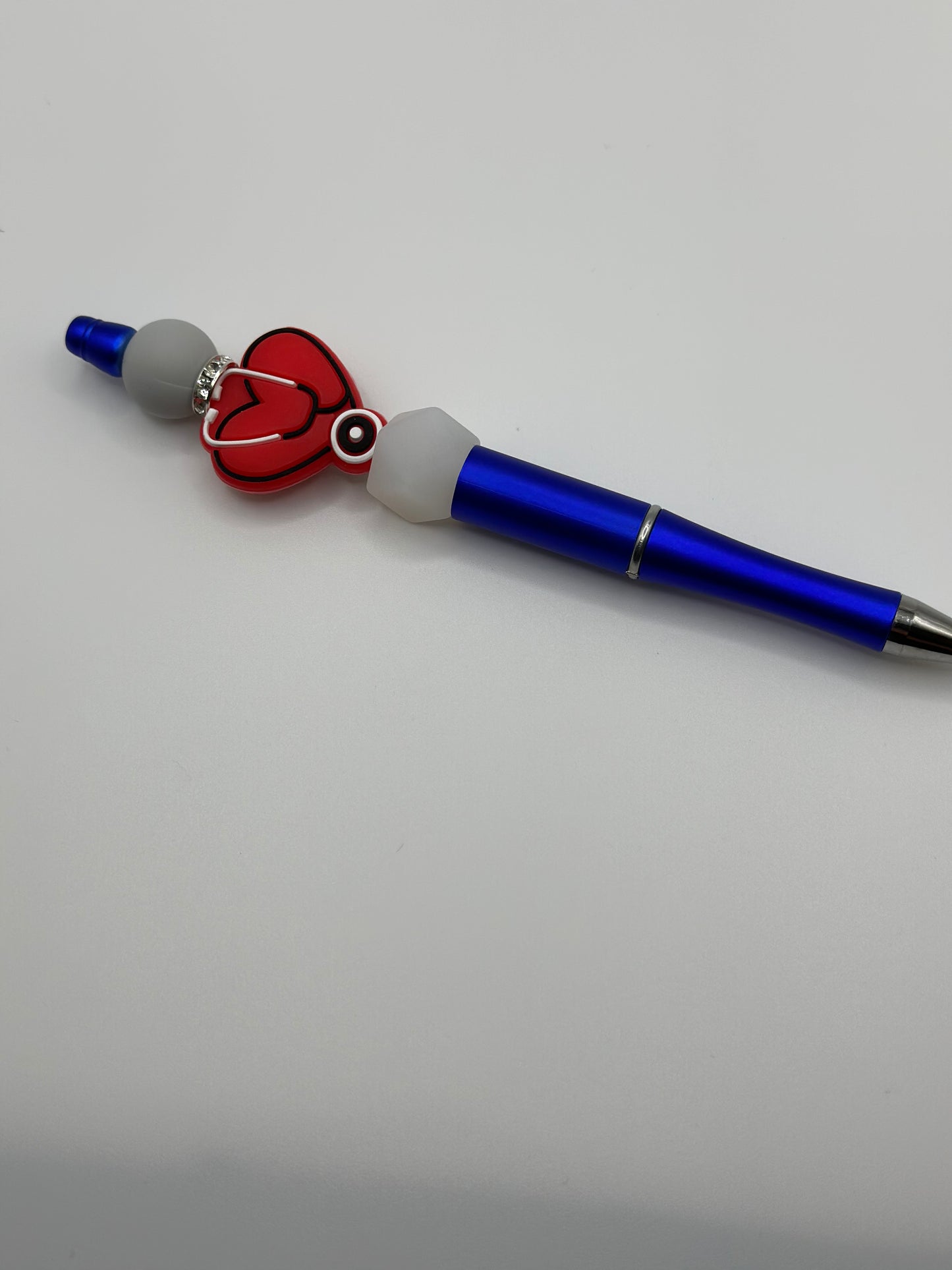 Red and Blue Stethoscope pen