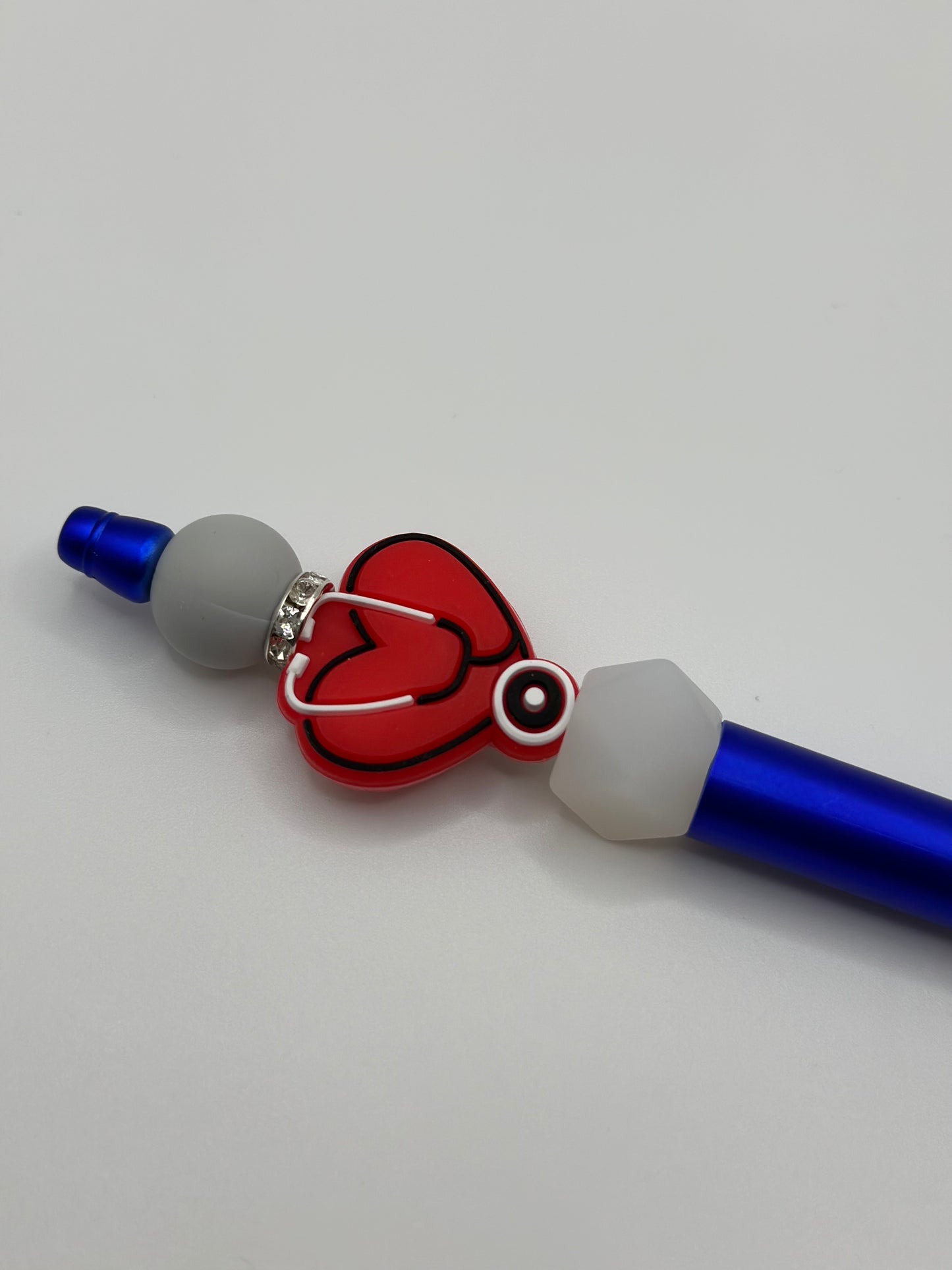 Red and Blue Stethoscope pen