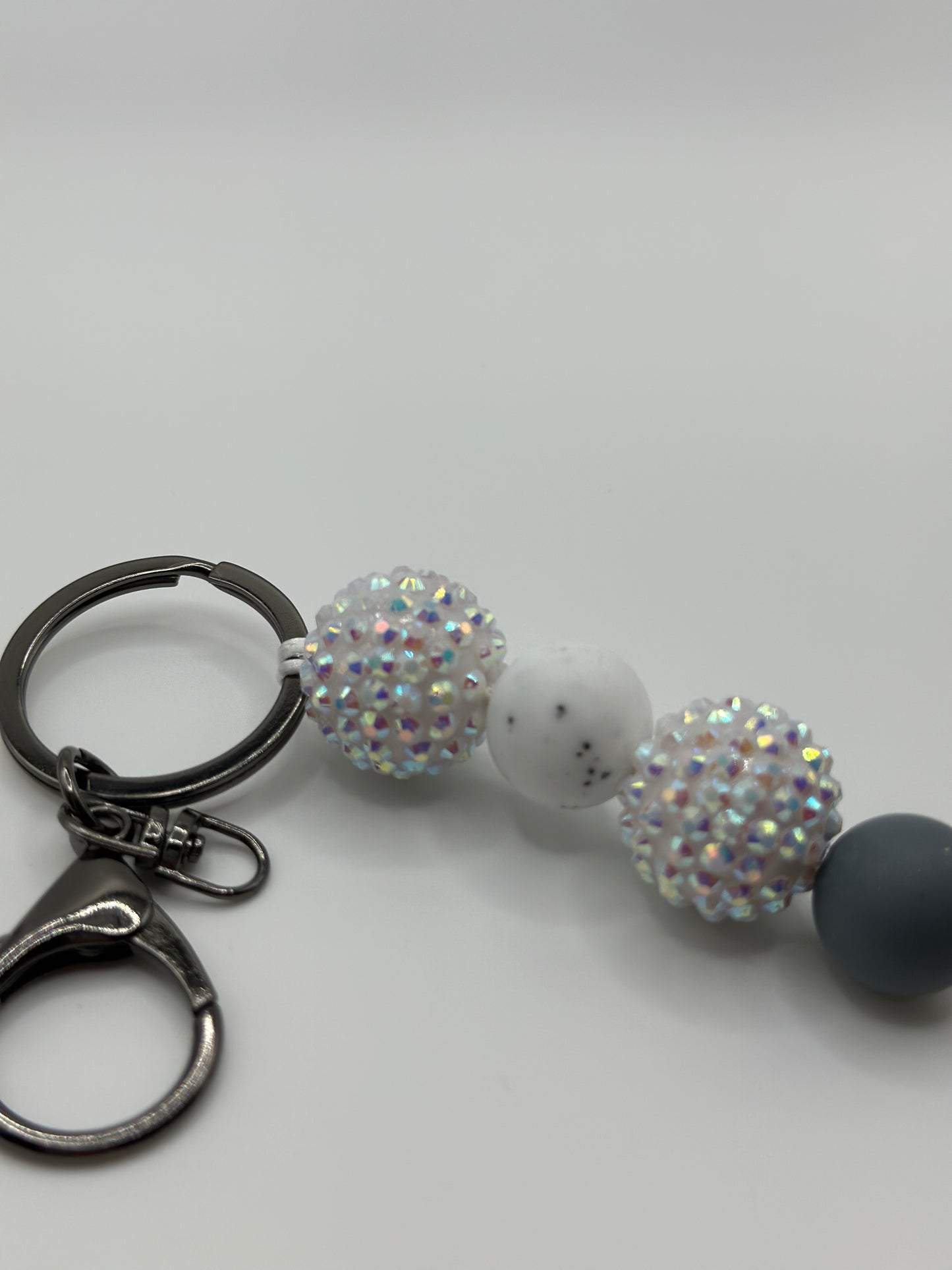 Snow Sparkle straight keychain