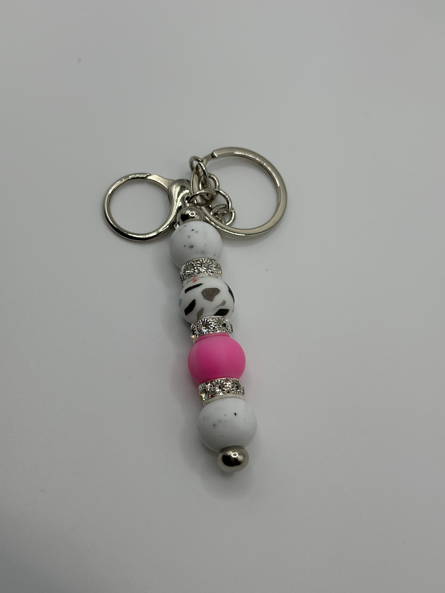 Speckled Terrazzo bar keychain