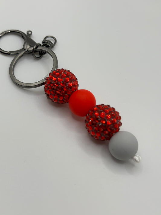 Red Disco straight keychain