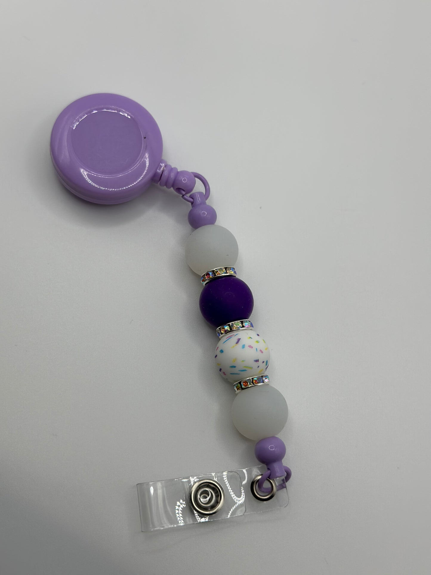 Sprinkle Me Purple badge reel