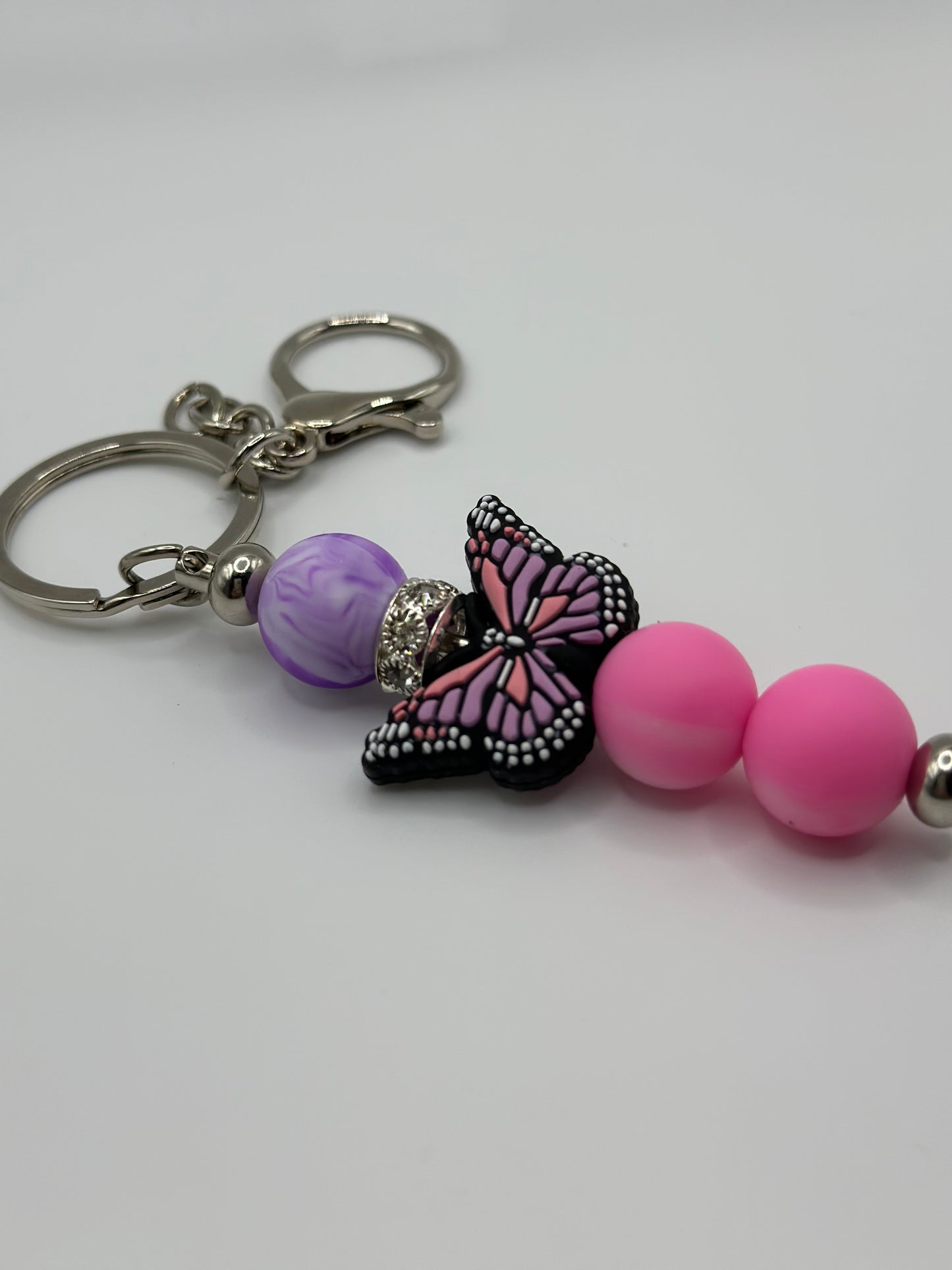 Sweet Butterfly bar keychain