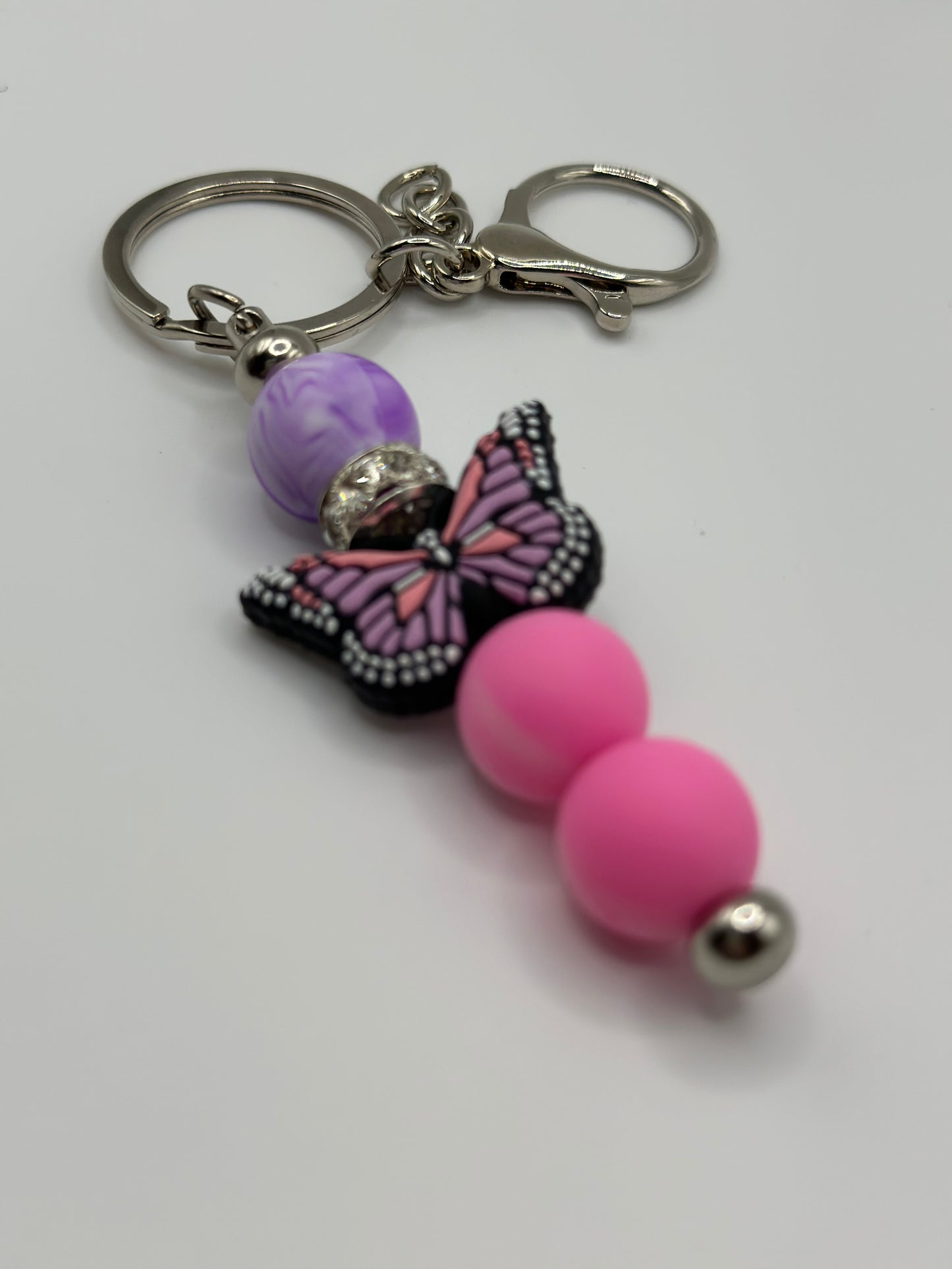 Sweet Butterfly bar keychain