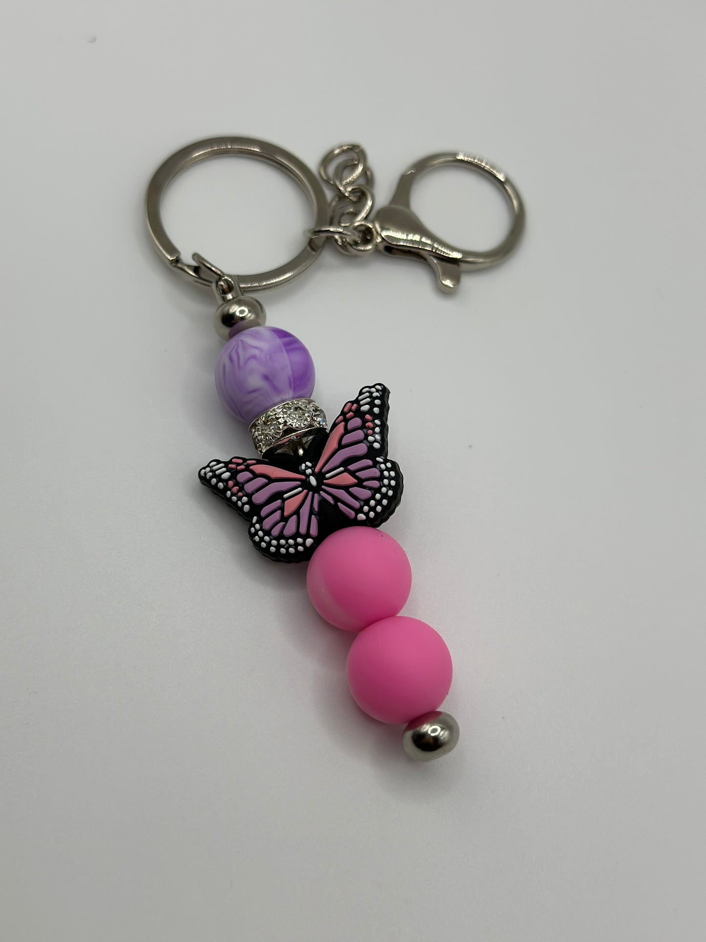 Sweet Butterfly bar keychain