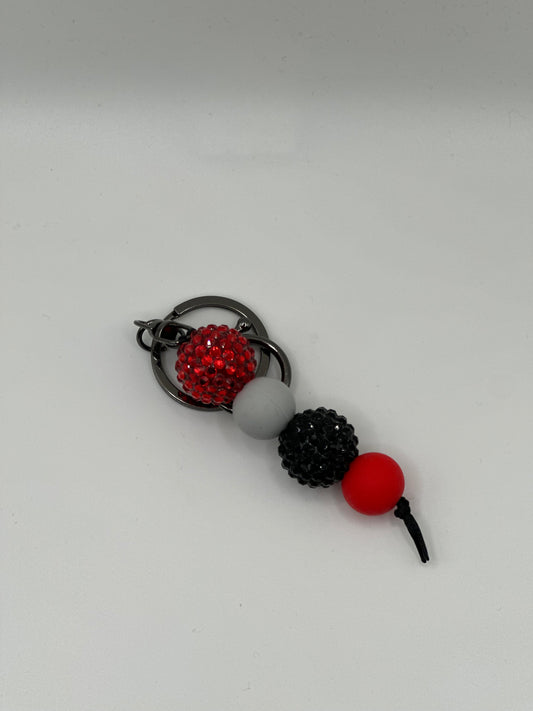 Red Disco straight keychain