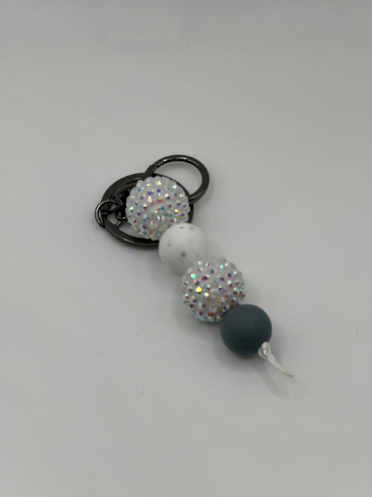 Snow Sparkle straight keychain