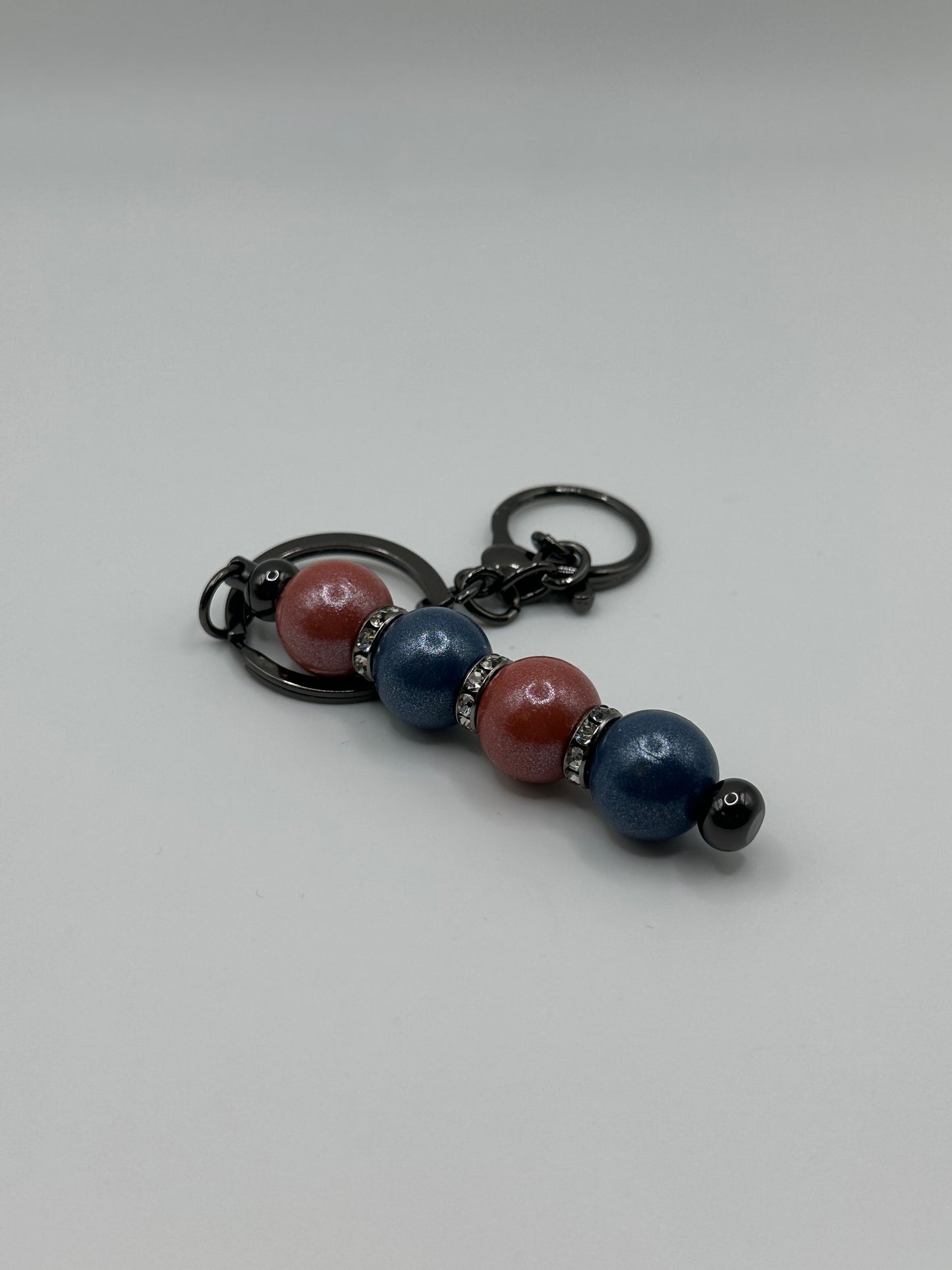 Opal fall bar keychain