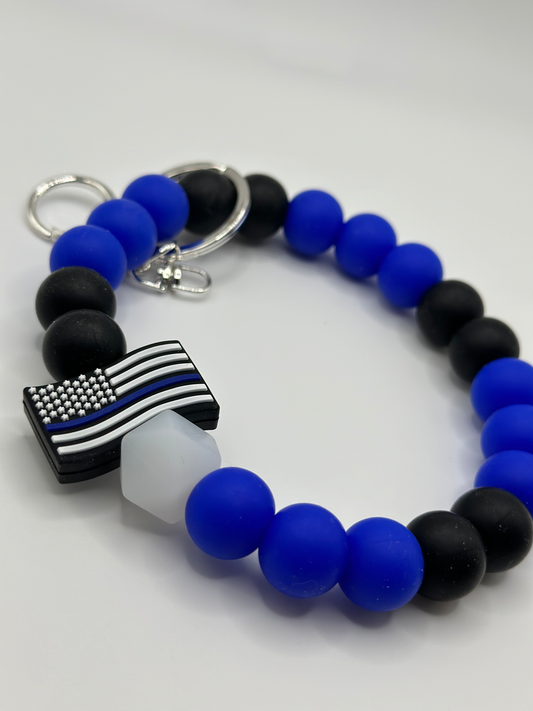 Thin Blue Line wristlet